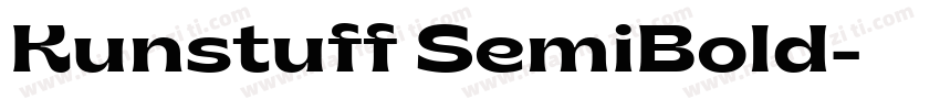 Kunstuff SemiBold字体转换